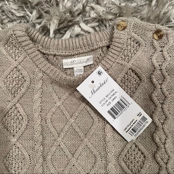 Miniclasix Boys' Cable Knit Sweater & Corduroy Pants Set - Baby - Picture 6 of 9